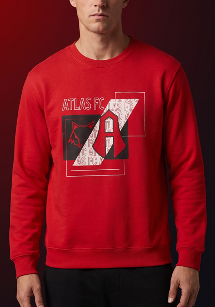 CREWNECK ZORRO / ESCUDO CLASICO SQUARES ATLAS FC