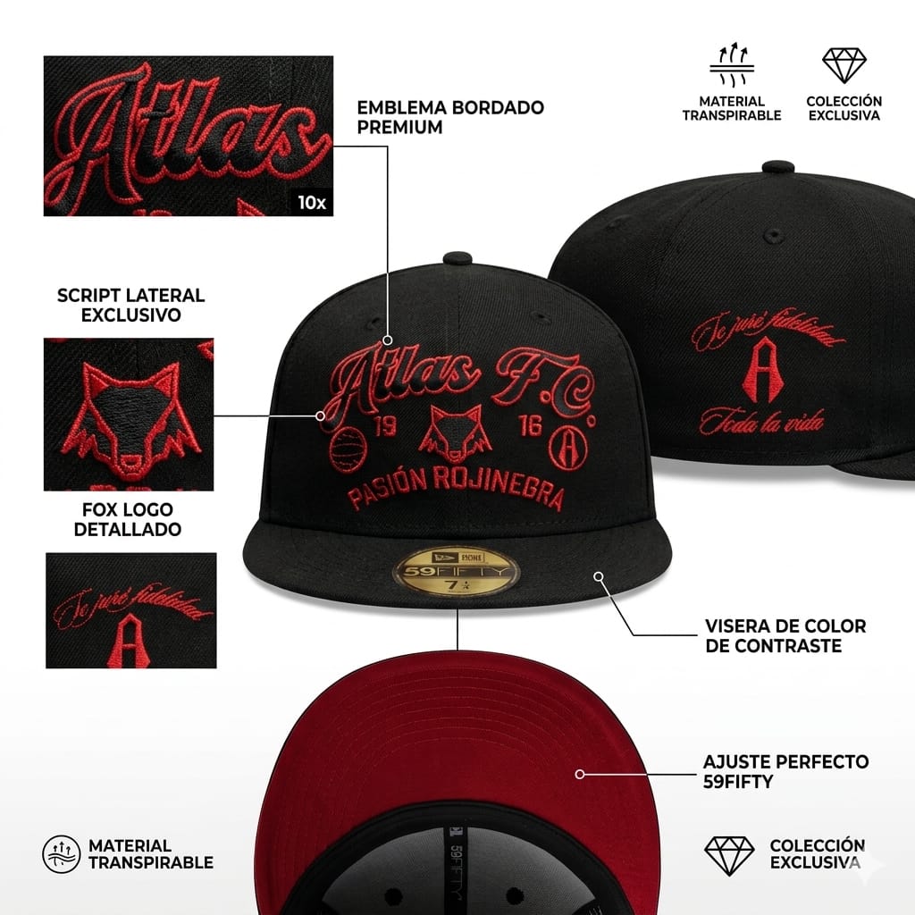 GORRA ATLAS FC LMX PASION 59FIFTY CERRADA-3