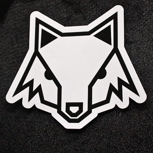STICKER ZORRO EN VINIL BLANCO-3