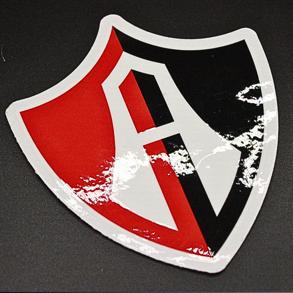STICKER ESCUDO ATLAS FC EN VINIL TRANSPARENTE-4