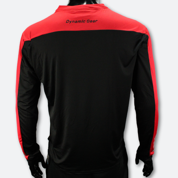 PLAYERA DE COMPRESION URBAN RED AND BLACK ATLAS FC-4