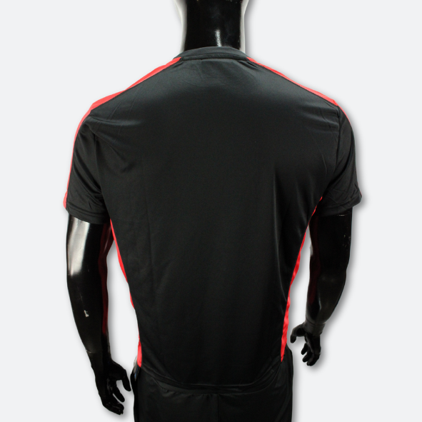 PLAYERA SPORT BLACK AND RED ATLAS FC-4