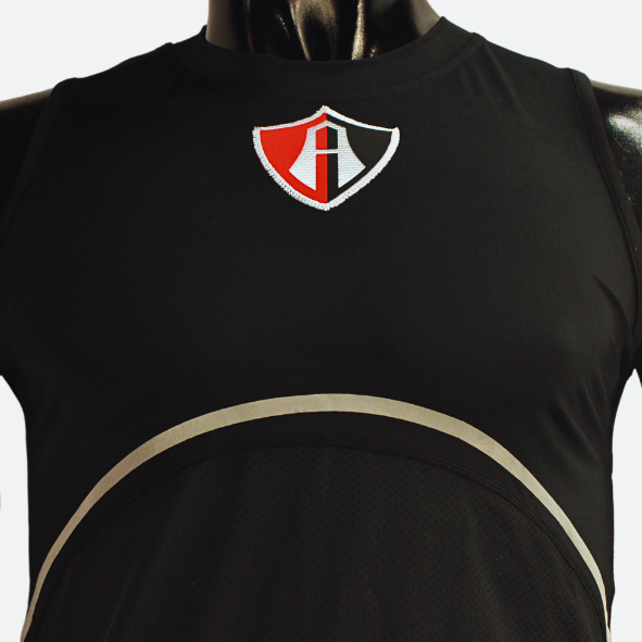 PLAYERA SPORT BLACK SLEVELESS DAMA-2