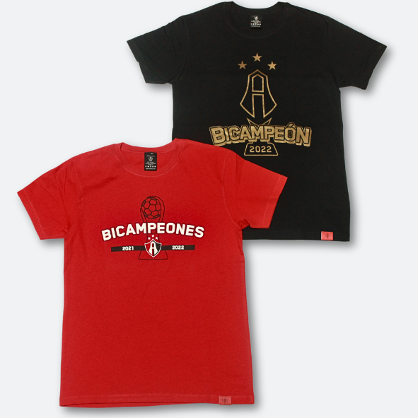 KIT PLAYERAS BICAMPEONATO ATLAS FC-2