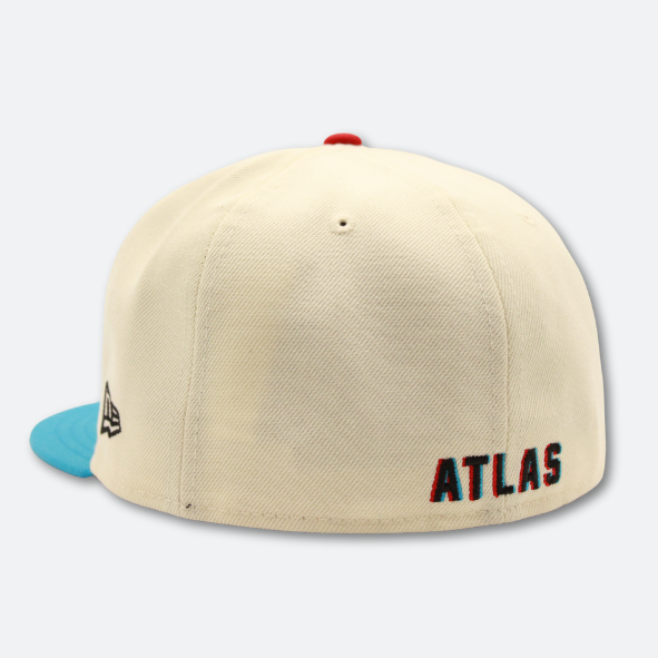 GORRA ATLAS FC 5950 GUAATL 3D CHRM-5