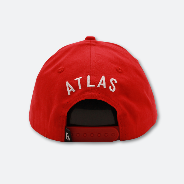 SPORT CAP ATLAS FC EN COLOR ROJO-3