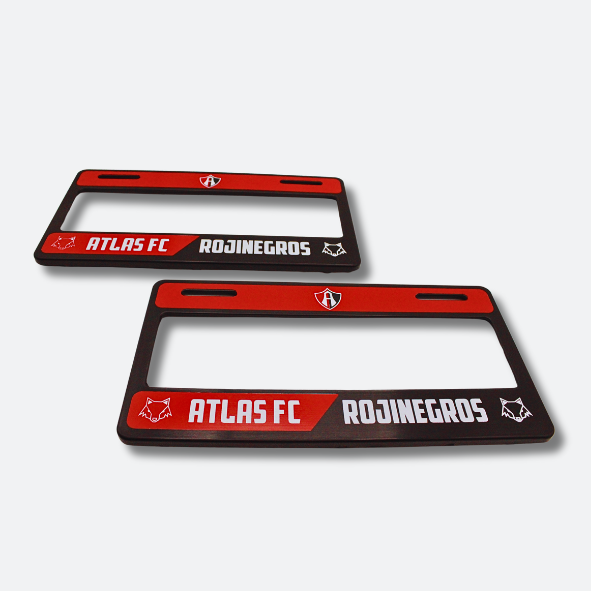 PORTA PLACAS ATLAS FC ROJINEGROS-4