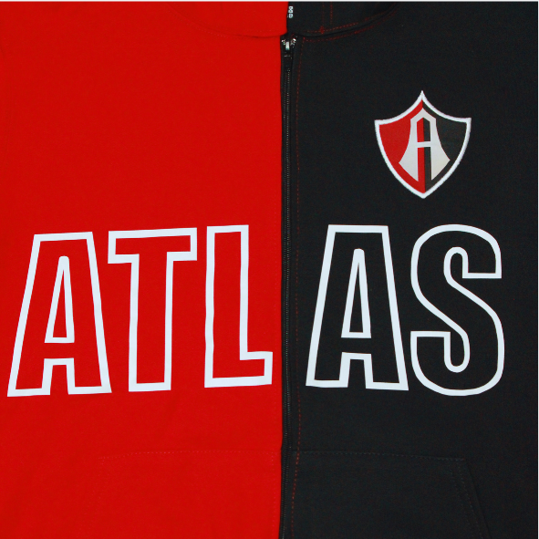 SUDADERA ROJINEGRA ATLAS FC RETRO-3