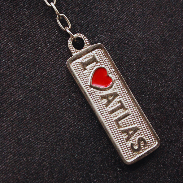 LLAVERO I LOVE ATLAS FC-4