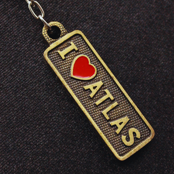 LLAVERO I LOVE ATLAS FC-2