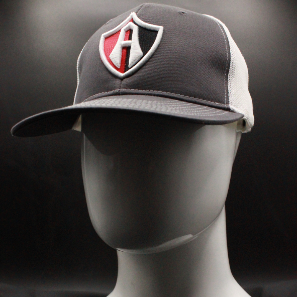 GORRA ATLAS FC EN COLOR GRIS CON BLANCO