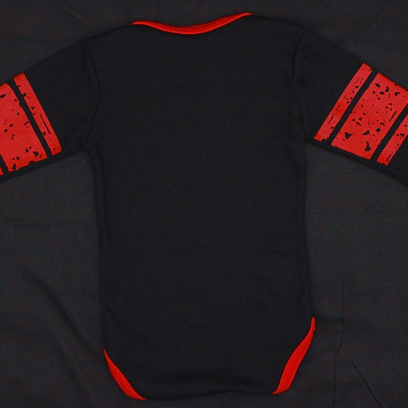 PAÑALERO ATLAS FC ESCUDO CLÁSICO MANGA LARGA - Rojinegros