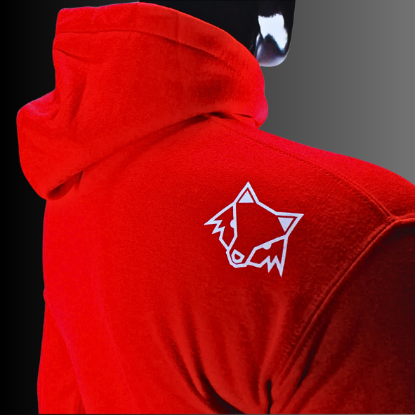 HOODIE INFANTIL INSTITUCIONAL ROJO ATLAS FC-2