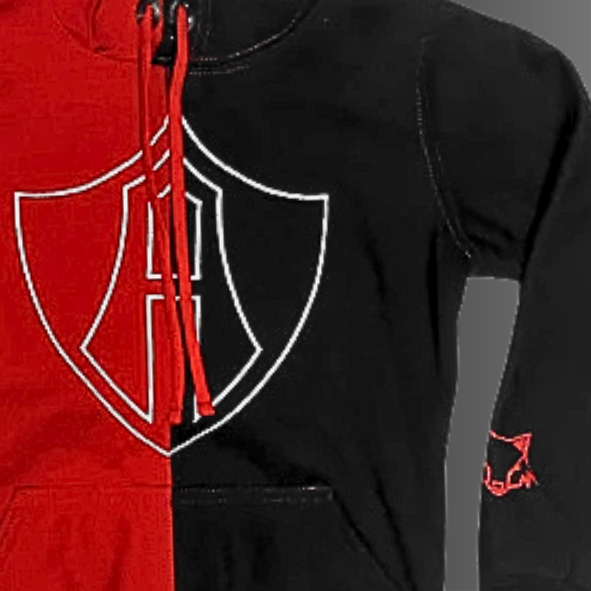 SUDADERA ROJINEGRA INFANTIL ATLAS FC-3