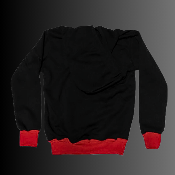 SUDADERA ATLAS FC ESCUDO CLASICO PARA NIÑO - Rojinegros