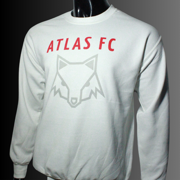 CREWNECK ATLAS FC ZORRO CLASICO GRAY OVER WHITE-2