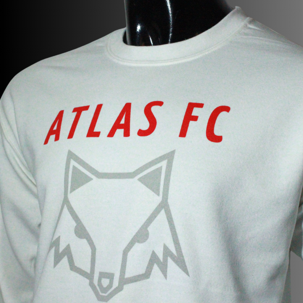 CREWNECK ATLAS FC ZORRO CLASICO GRAY OVER WHITE-3