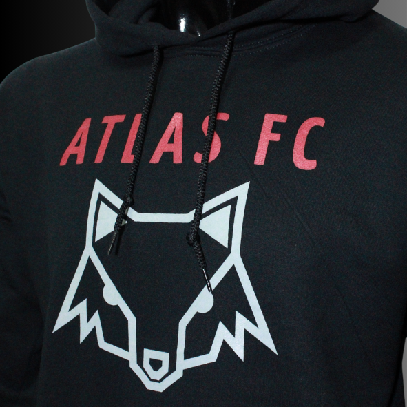 HOODIE ATLAS FC ZORRO GRIS CLASICO BLACK-2