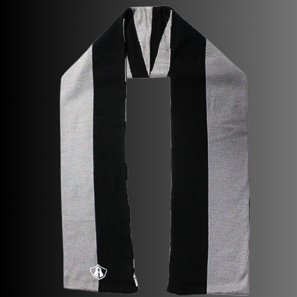 BUFANDA 2 TONOS BLACK OVER GRAY ATLAS FC-3