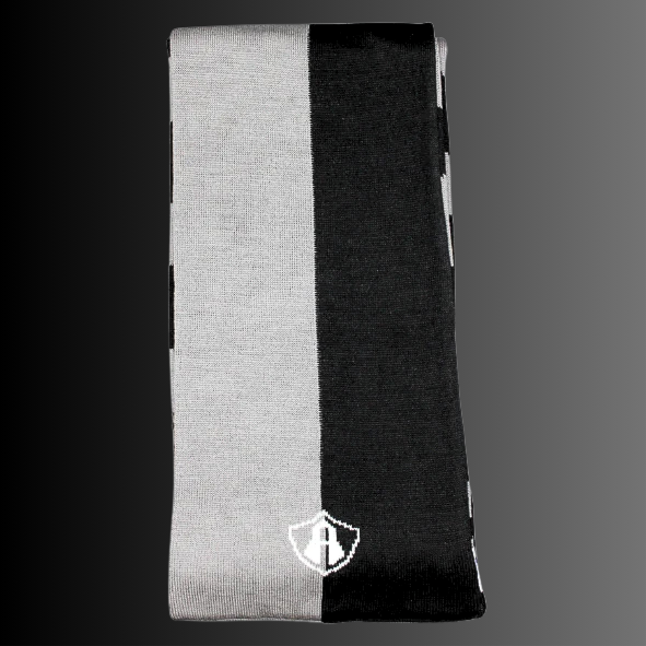BUFANDA 2 TONOS BLACK OVER GRAY ATLAS FC-6