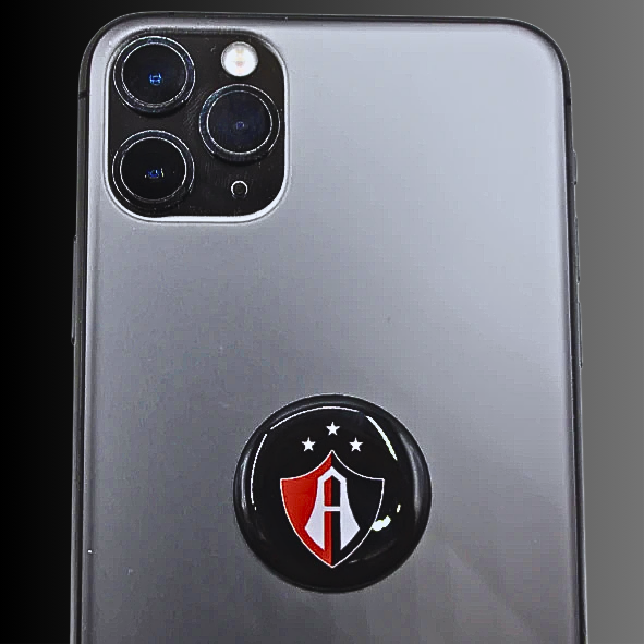 BURBUJA ESCUDO ATLAS FC NEGRO-2