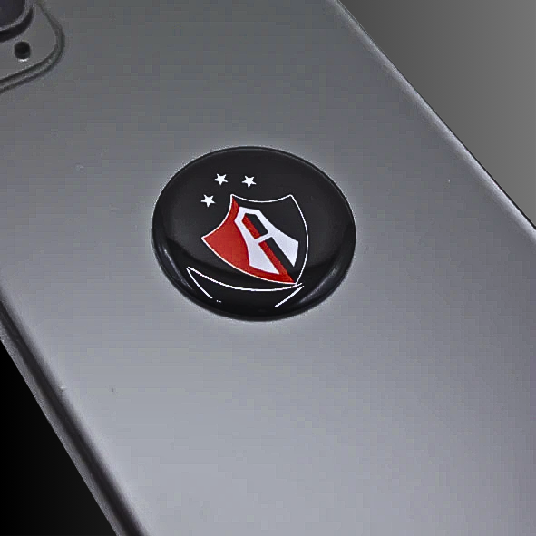 BURBUJA ESCUDO ATLAS FC NEGRO