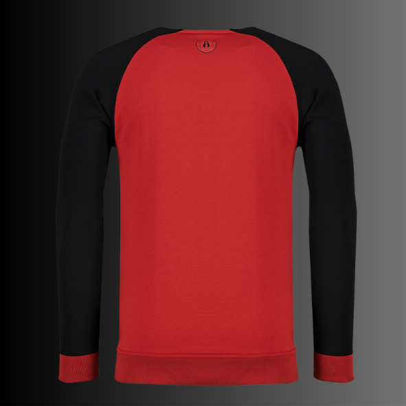 SUÉTER CHARLY SPORT FÚTBOL EQUIPAMIENTO ATLAS 25/26 COLOR ROJO NEGRO PARA HOMBRE-4