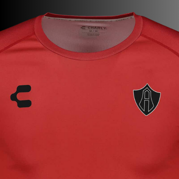 PLAYERA CHARLY SPORT FÚTBOL EQUIPAMIENTO ATLAS 25/26 COLOR ROJO PARA HOMBRE-2