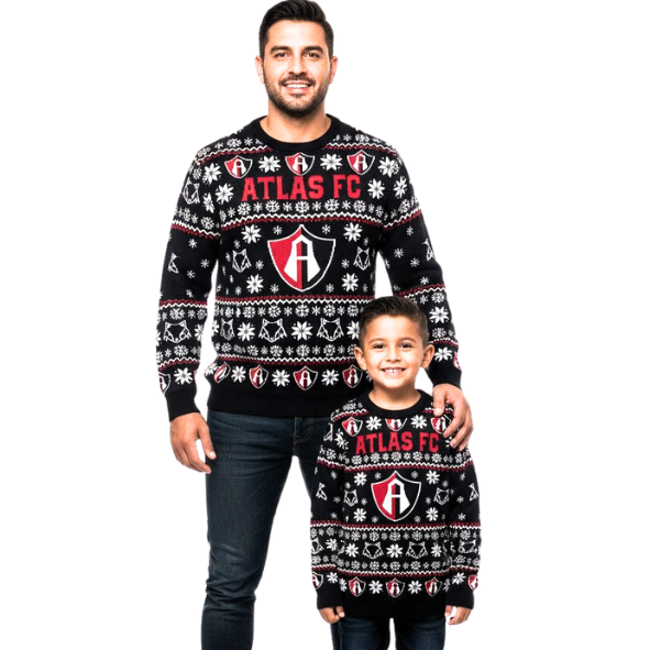 SUETER NAVIDEÑO ATLAS FC NIÑO 2025-5