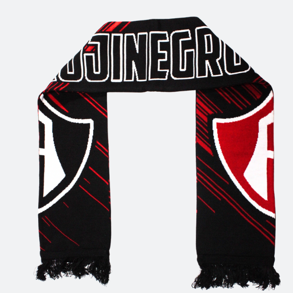 BUFANDA TRADICIONAL ESCUDO ATLAS FC ROJINEGRA-6