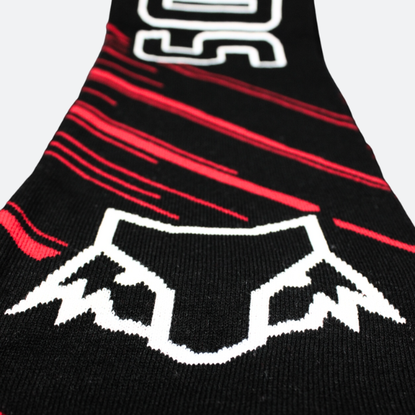 BUFANDA TRADICIONAL ESCUDO ATLAS FC ROJINEGRA-5