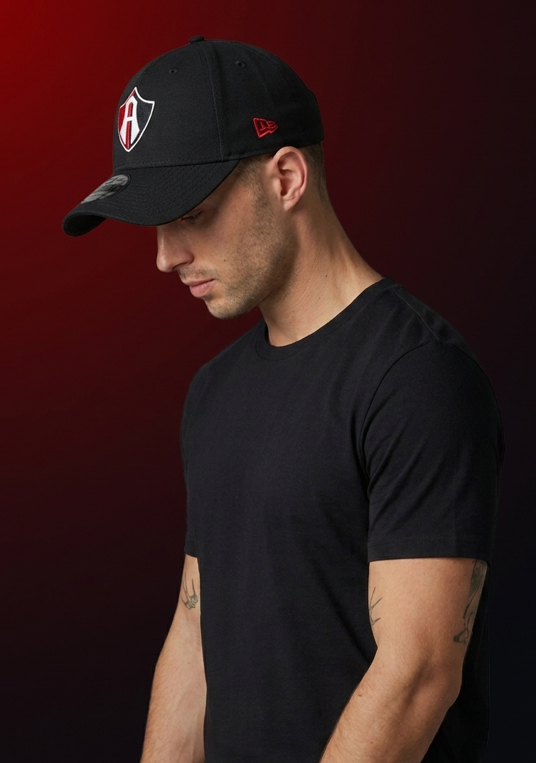 GORRA ATLAS FC 3930 OFFICIAL GUAATL BLACK OTC