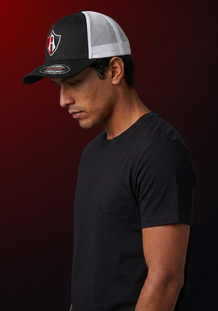 GORRA FLAT ATLAS FC BLACK/WHITE