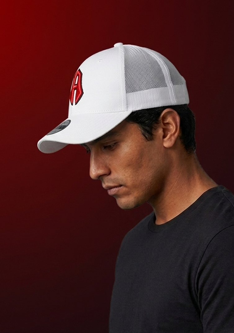 GORRA WHITE EMBLEMA ATLAS FC