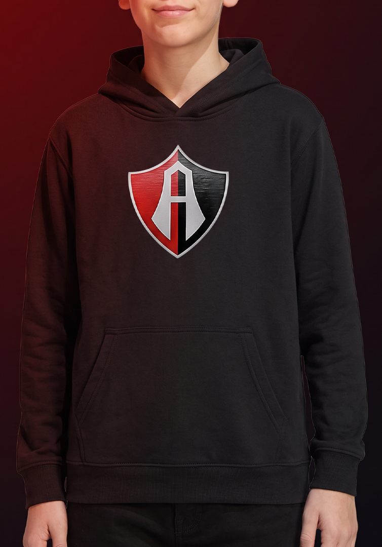 HOODIE INFANTIL INSTITUCIONAL ESCUDO ATLAS FC
