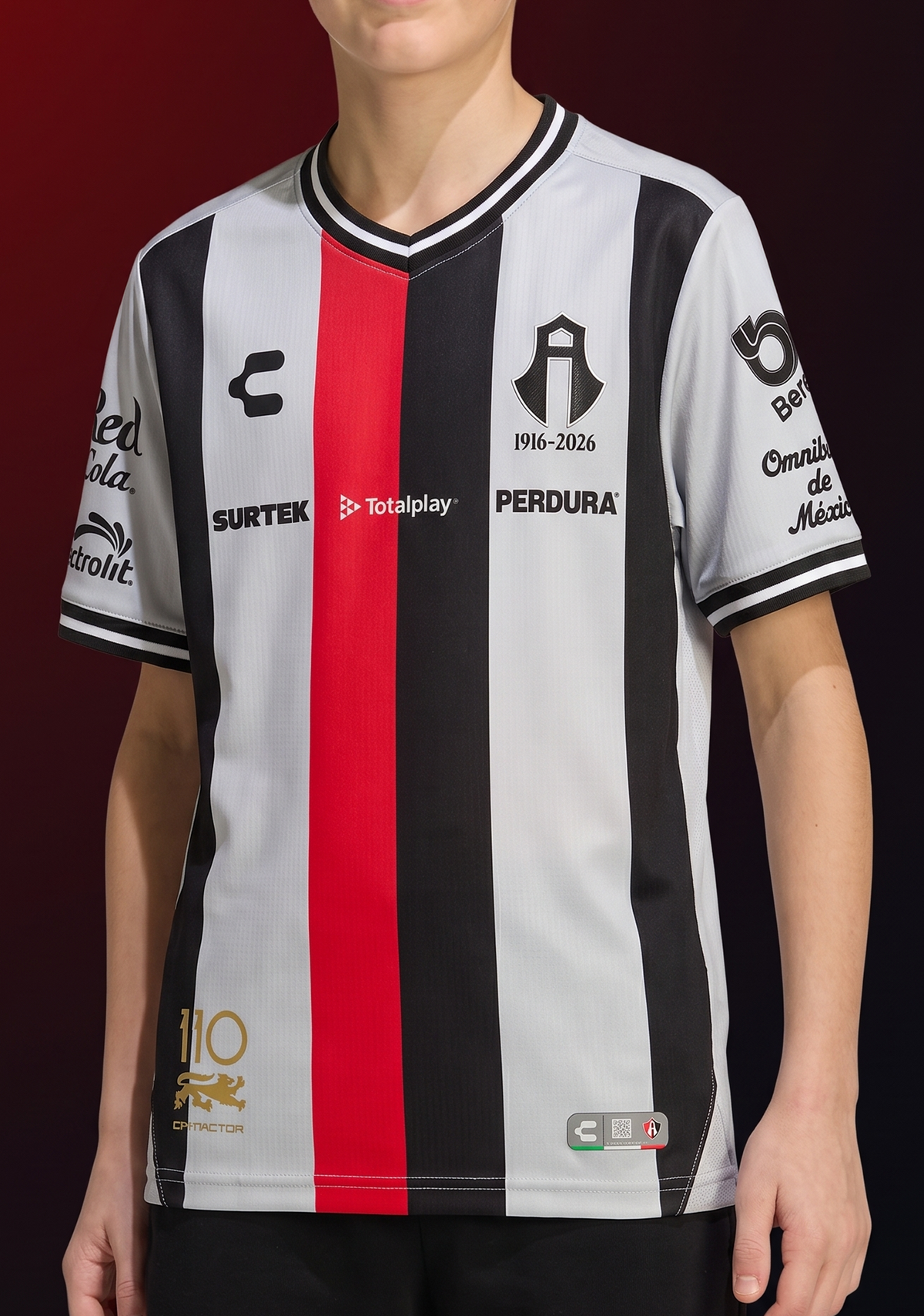 JERSEY LOCAL MANGA CORTA NIÑO ATLAS FC 26/27