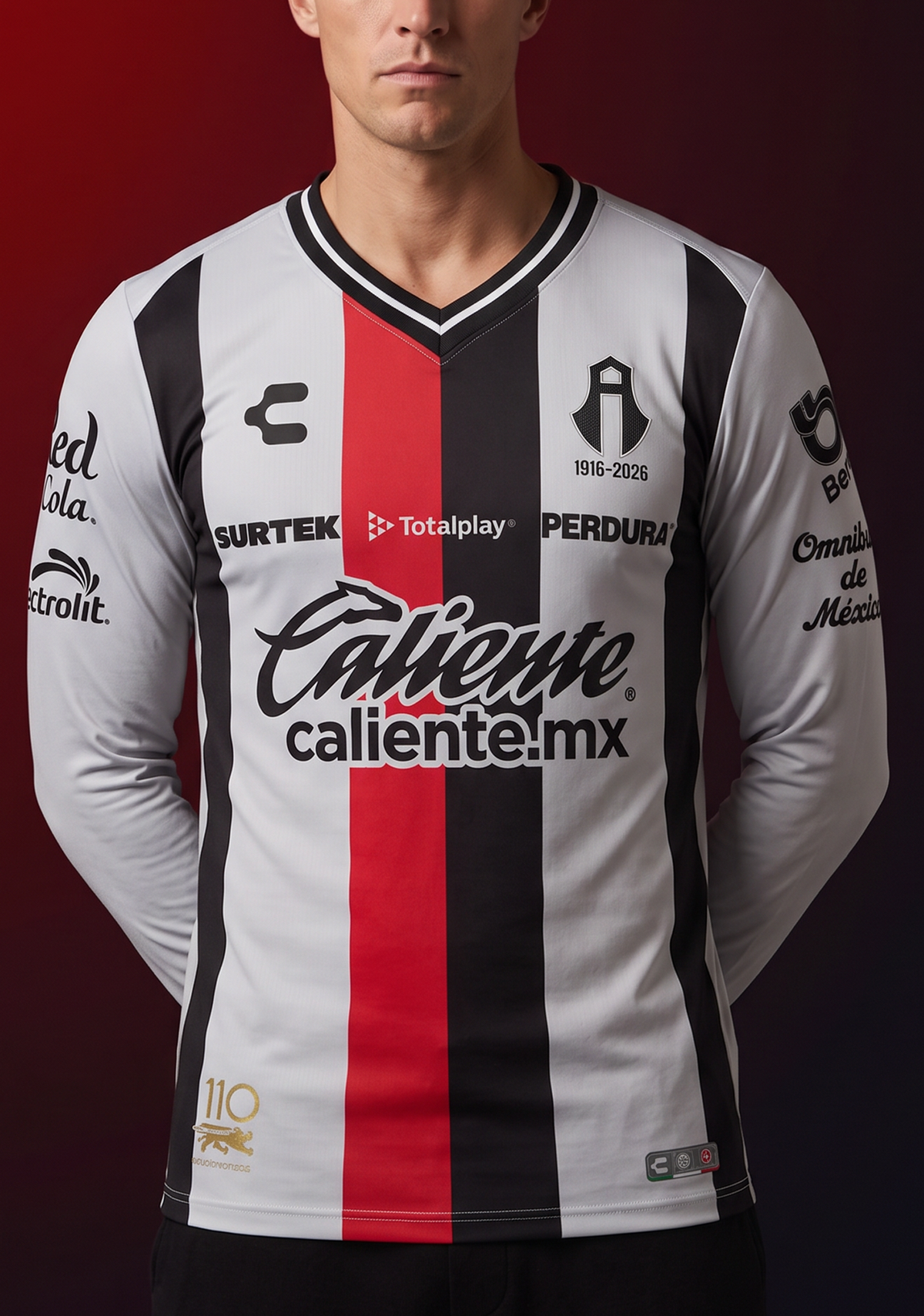 JERSEY VISITA MANGA LARGA CABALLERO ATLAS FC 26/27