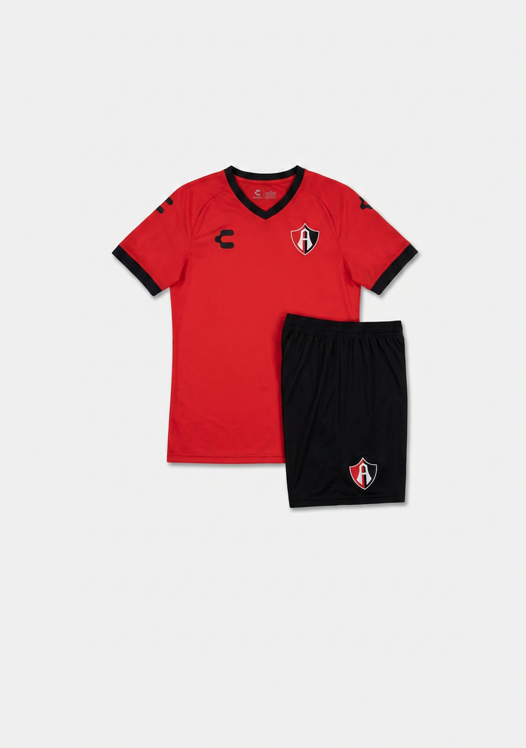 KIT OFICIAL DE ACADEMIAS DE FUTBOL ATLAS FC PARA ADULTO ENTRENAMIENTO