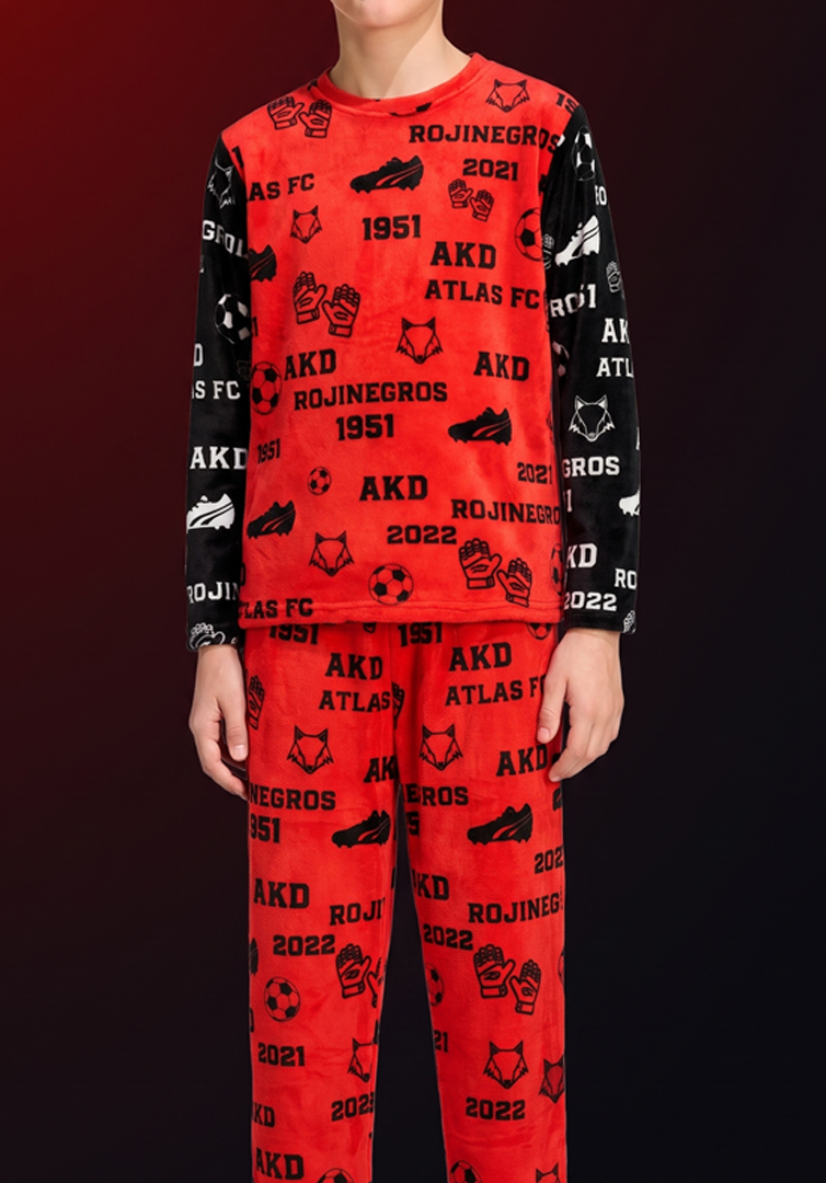 PIJAMA ICON FAN ATLAS FC INFANTIL