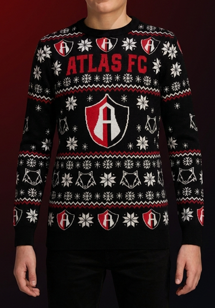 SUETER NAVIDEÑO ATLAS FC NIÑO 2025