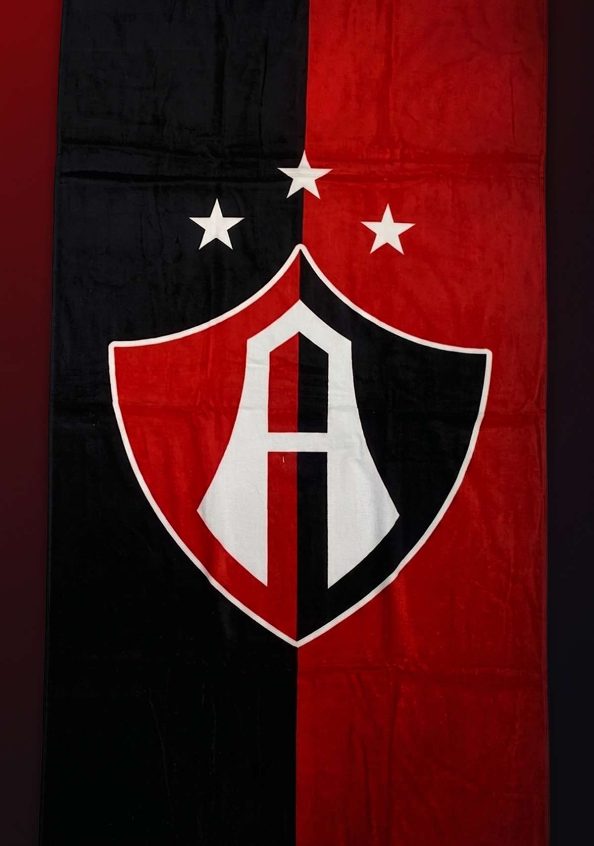 TOALLA ATLAS FC ROJINEGRA