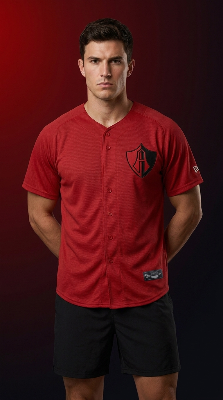 JERSEY EDICIÓN BÉISBOL ATLAS FC ROJO
