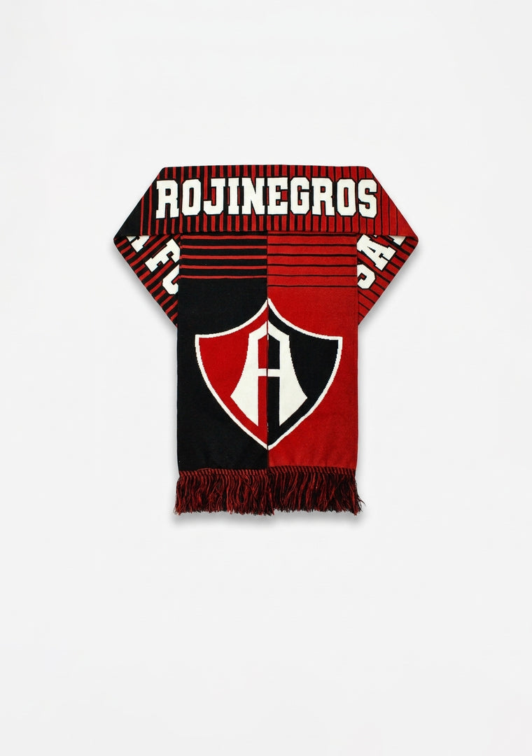 BUFANDA ATLAS FC ROJINEGROS