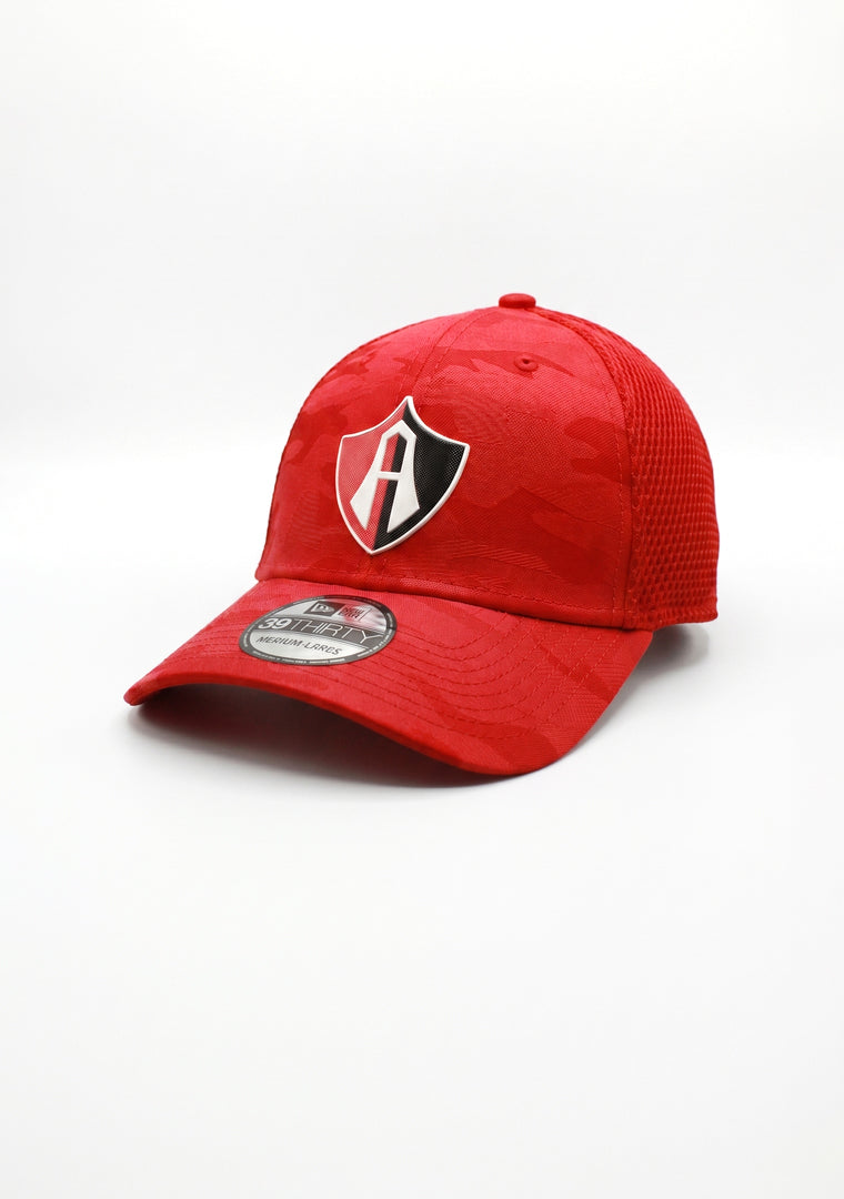 GORRA ATLAS FC CAMUFLAJE EN COLOR ROJO
