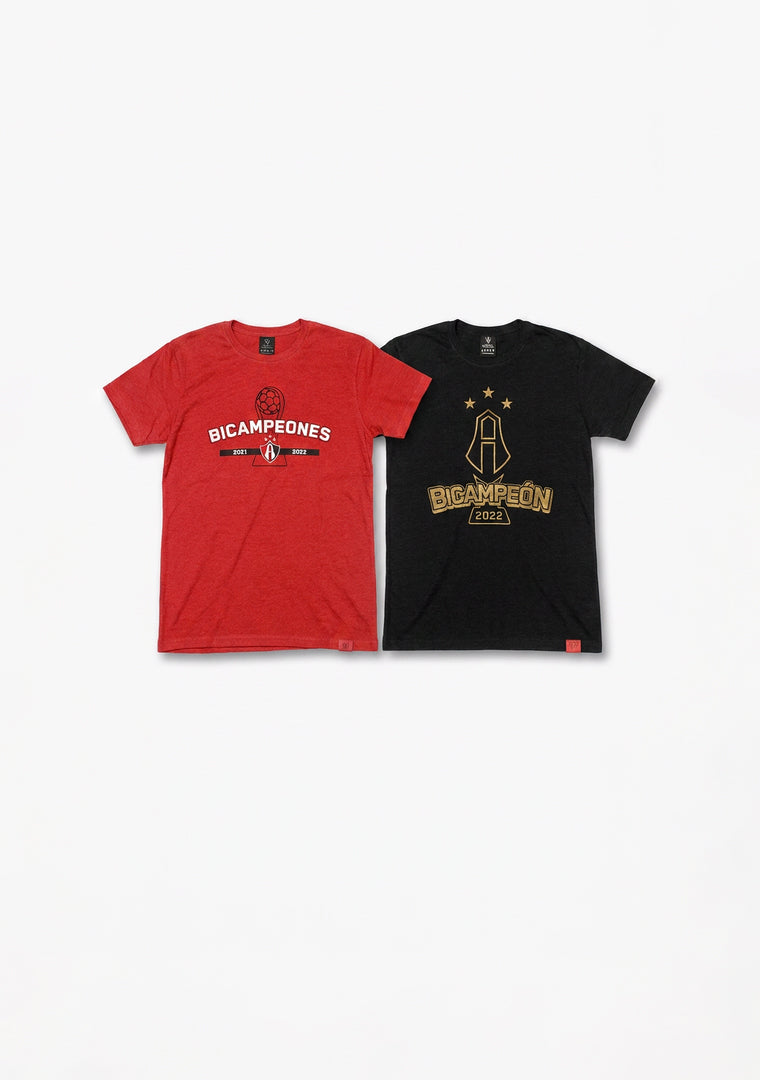 KIT PLAYERAS BICAMPEONATO ATLAS FC