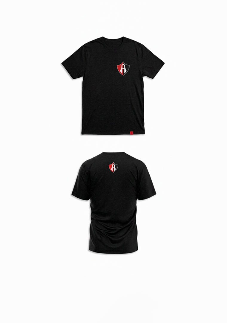 PLAYERA INSTITUCIONAL AFC NEGRA LOGO EN PECHO