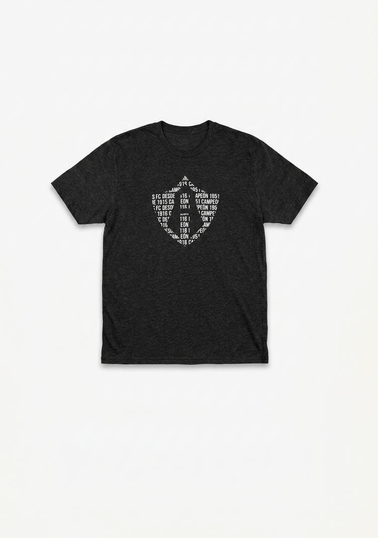 PLAYERA NEGRA LET
