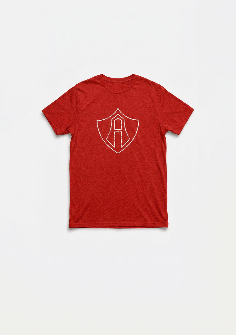PLAYERA ROJO ESCUDO MONOCROMÁTICO AFC