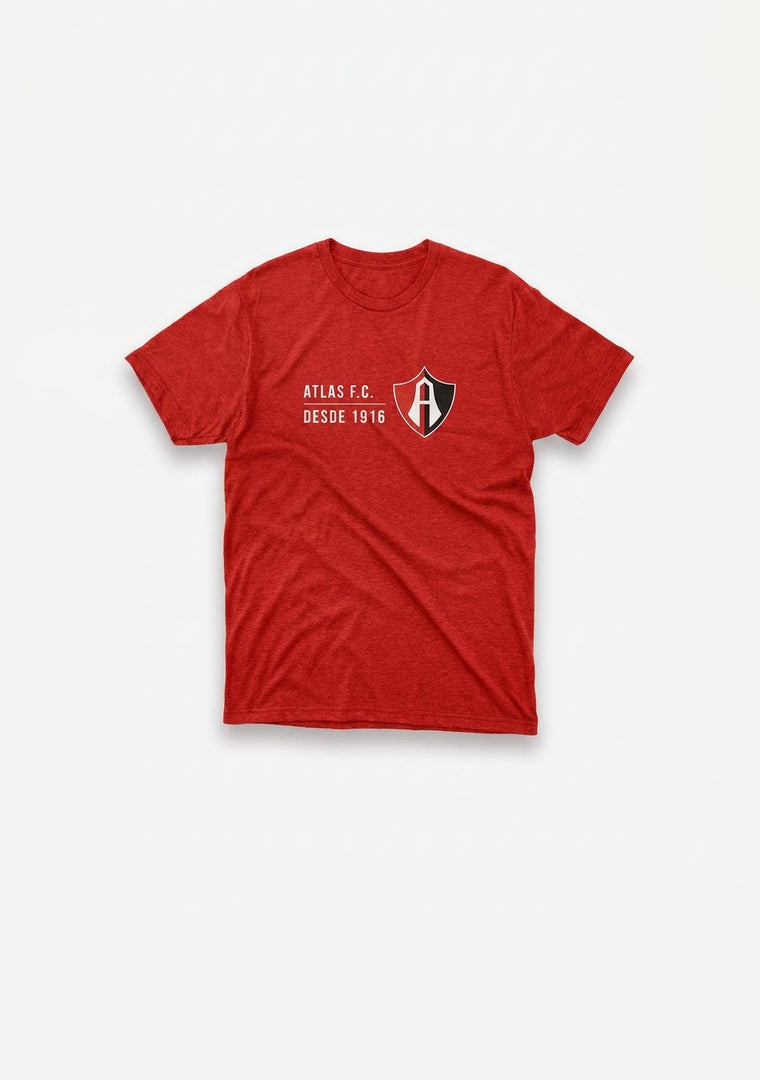 PLAYERA ROJO GRUNGE