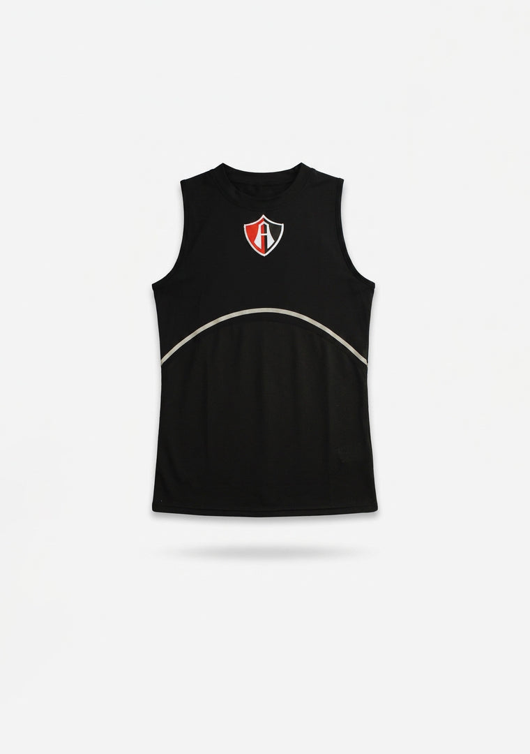 PLAYERA SPORT BLACK SLEVELESS DAMA